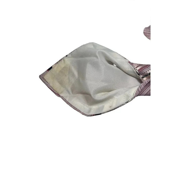 WEMLON by Wembley Vintage Tie 58.5" x 3.5" Pink Purple Black Stripes READ - Picture 7 of 12